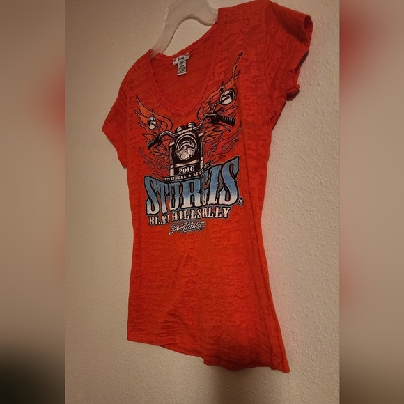 Sturgis Classy Brand 2016 Motorcycle Rally T-shirt Junior size XL - Picture 2 of 5